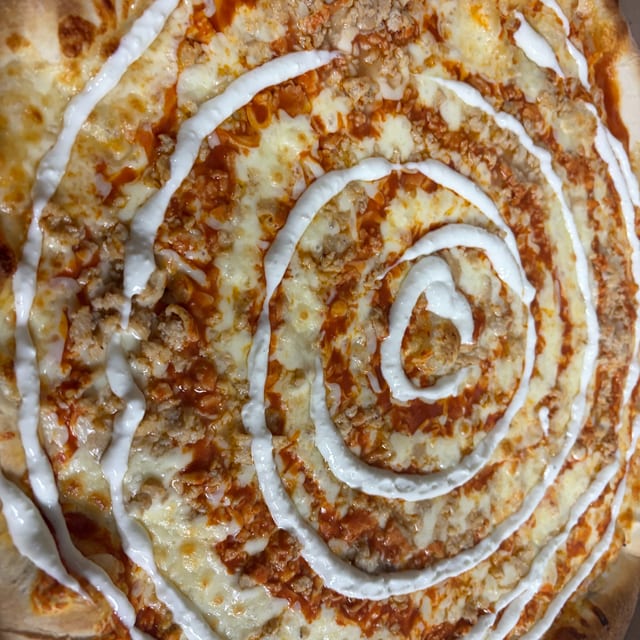 Buffalo Chicken Pizza.