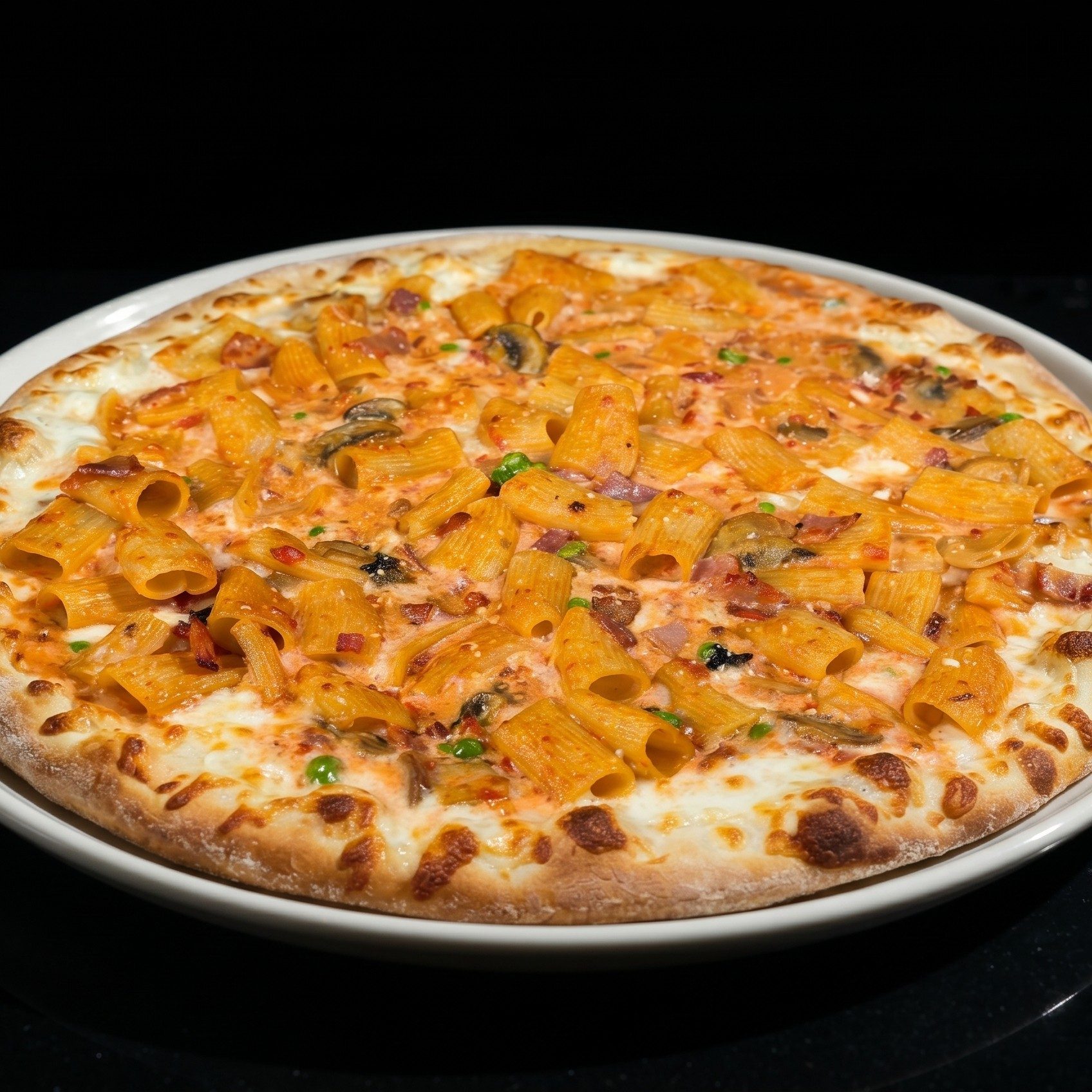 Vodka Rigatoni Pizza.