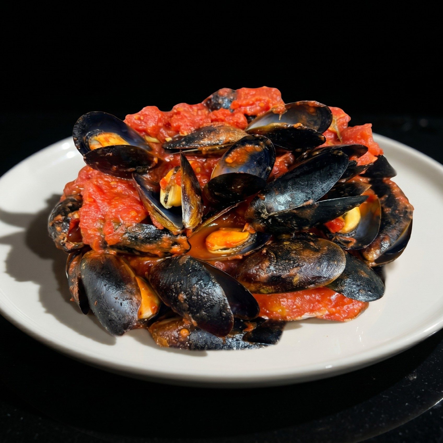 Mussels Marinara.