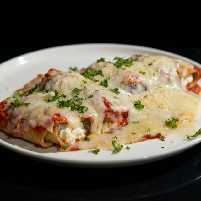 Eggplant Rollatini Entree.