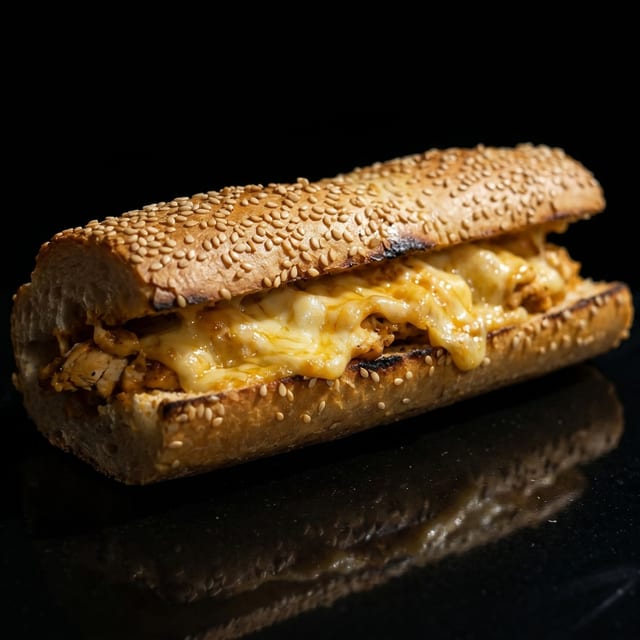HALF Buffalo Chicken Cheesesteak.