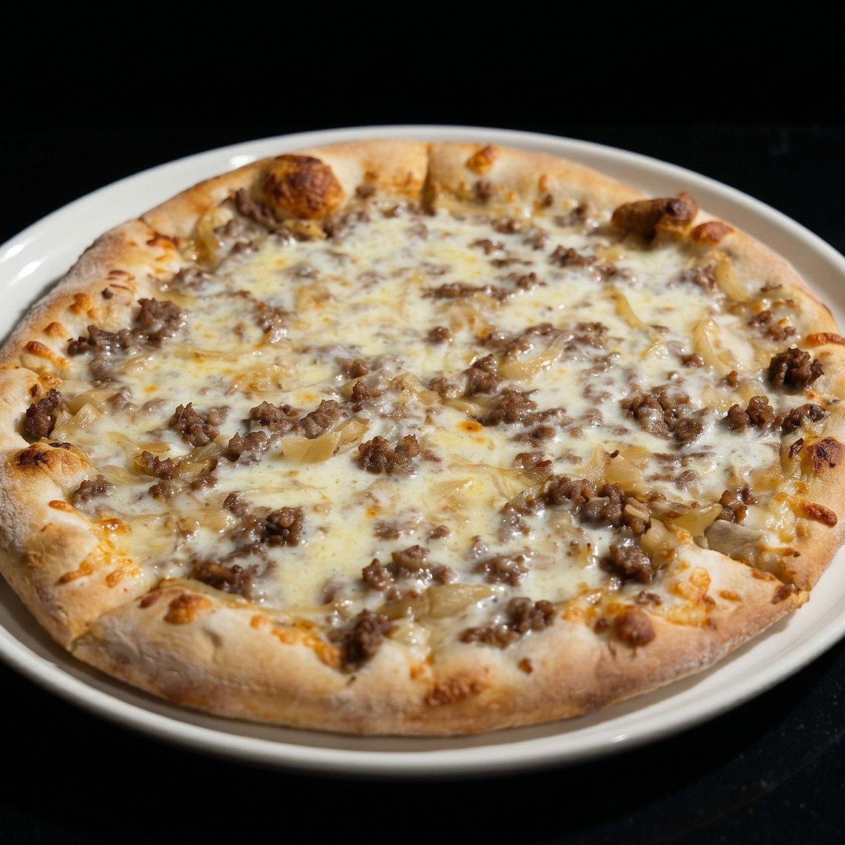 Philly Cheesesteak Pizza.