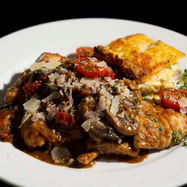 Chicken Marsala.